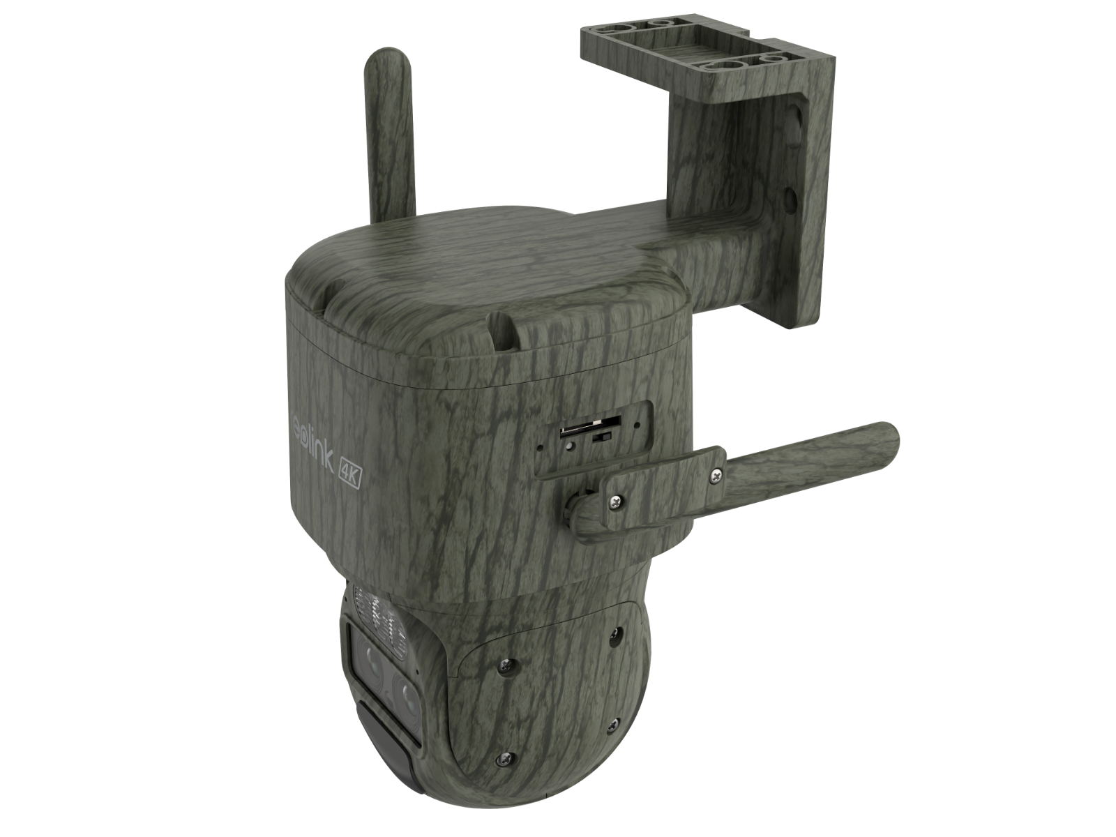 Reolink TrackMix LTE akkukäyttöinen 8MP PTZ Auto Tracking AI kamera ulkokäyttöön (maastokuvioitu)