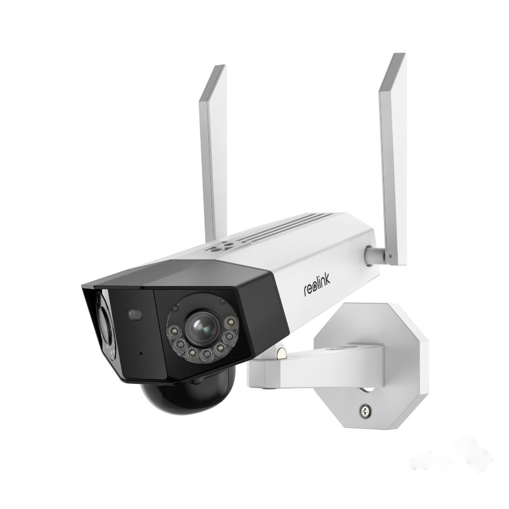 Reolink Duo series G750 akkukäyttöinen 8MP AI ulkokamera kahdella linssillä ja LED-kohdevaloilla (Duo 2 LTE)