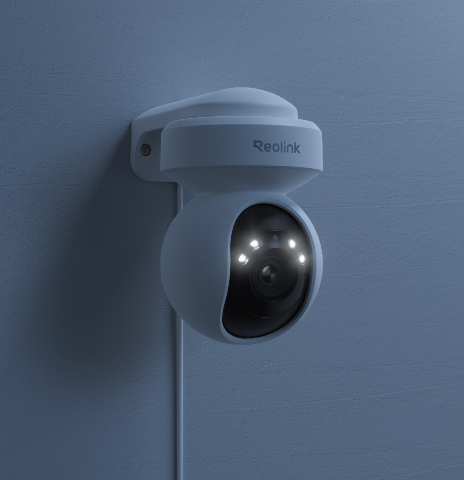 Reolink E1 Outdoor 5MP PTZ Auto Tracking AI WiFi kamera LED-kohdevaloilla
