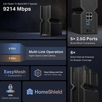 TP-LINK Archer BE550 Tri-Band WiFi 7 -reititin – kuva 6