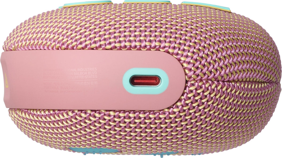 JBL Clip 5 Bluetooth-kaiutin, vaaleanpunainen