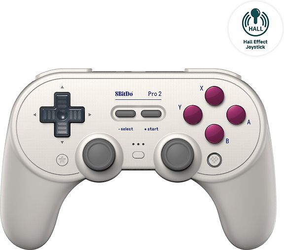 8BitDo PRO 2 G Classic - Hall Edition -langaton peliohjain, Switch / PC / Android – kuva 1