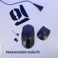 Logitech G309 LIGHTSPEED langaton pelihiiri, musta