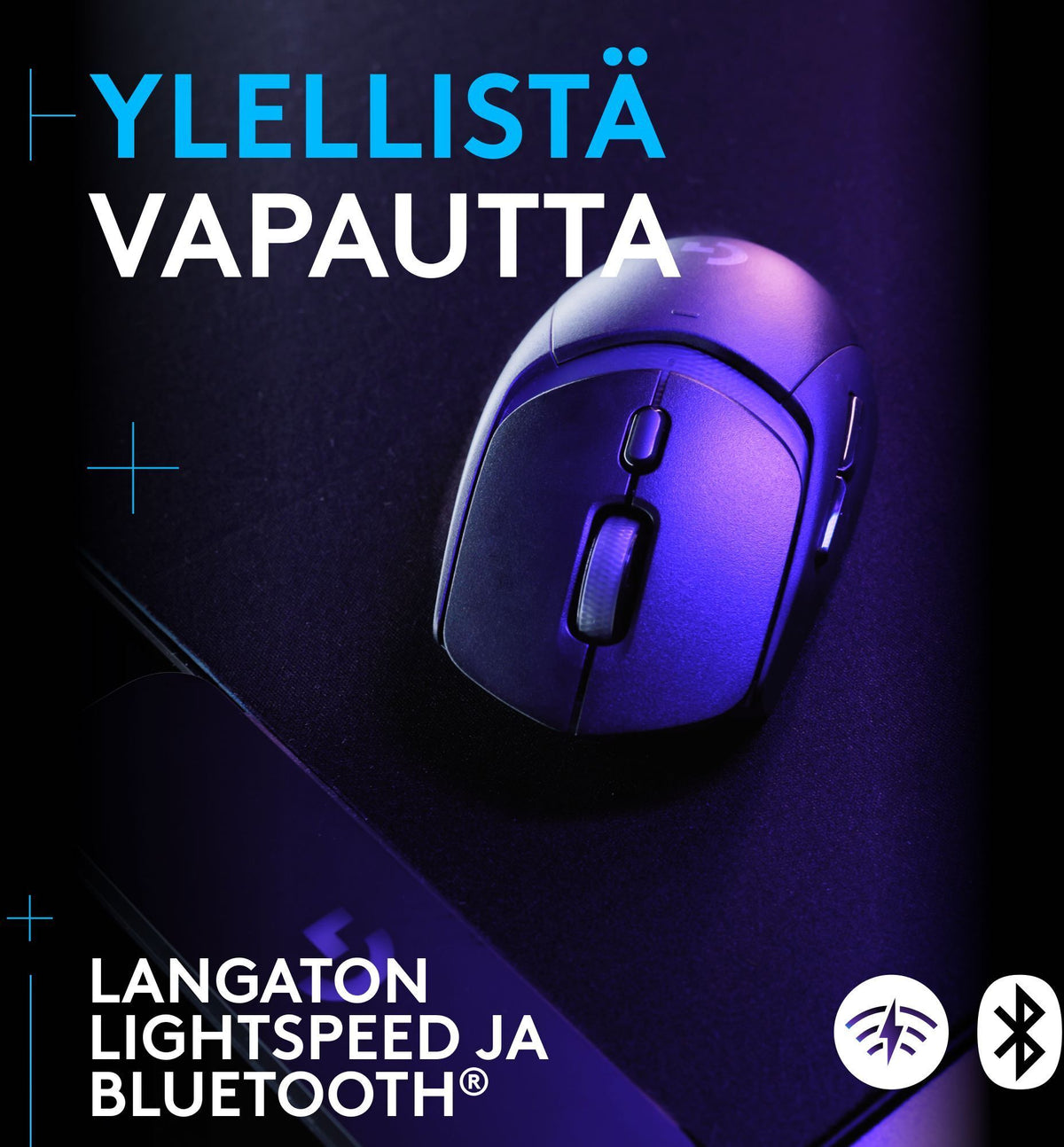 Logitech G309 LIGHTSPEED langaton pelihiiri, musta