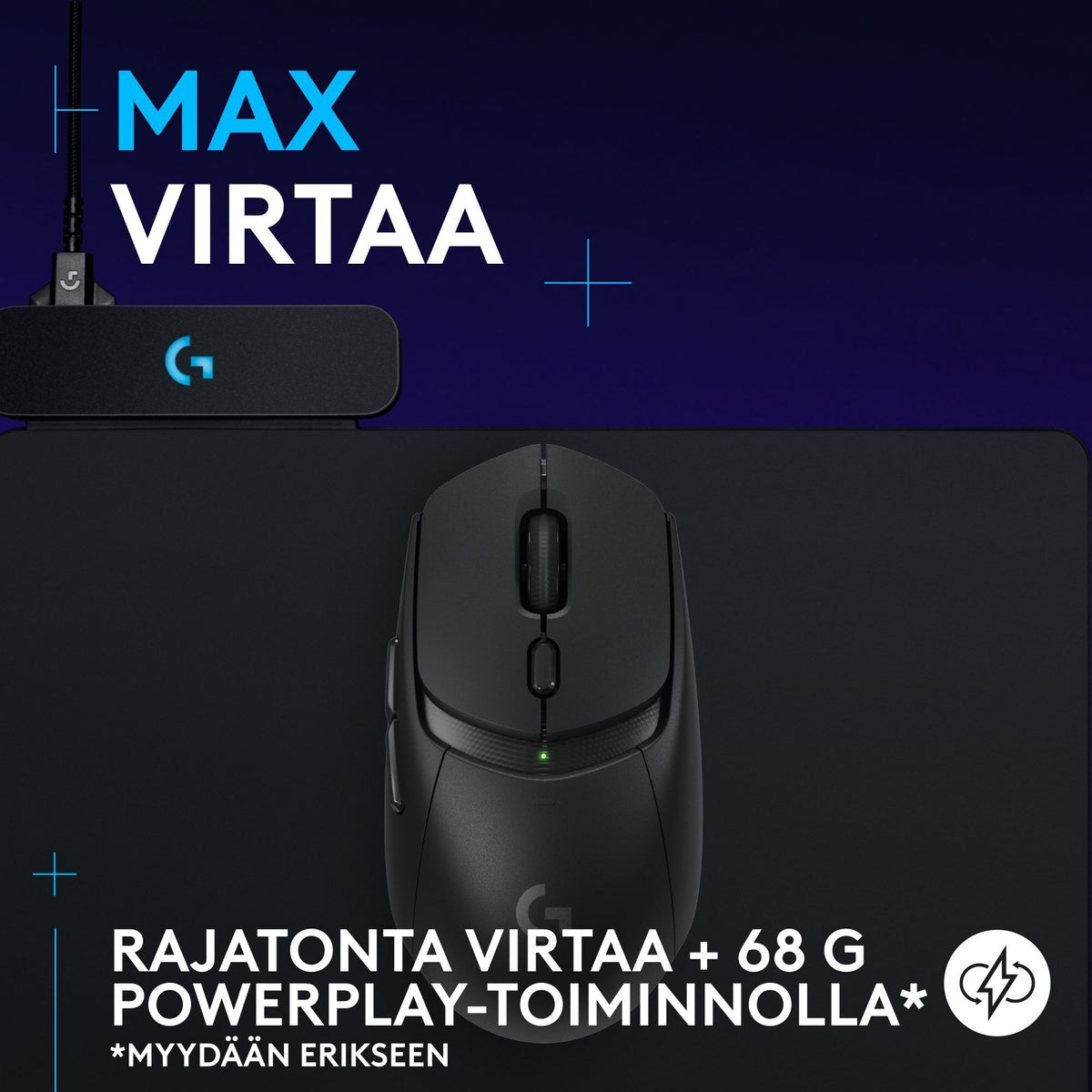 Logitech G309 LIGHTSPEED langaton pelihiiri, musta