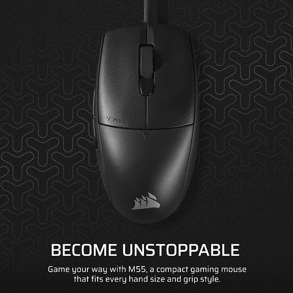 Corsair M55 Lightweight -pelihiiri, musta – kuva 10