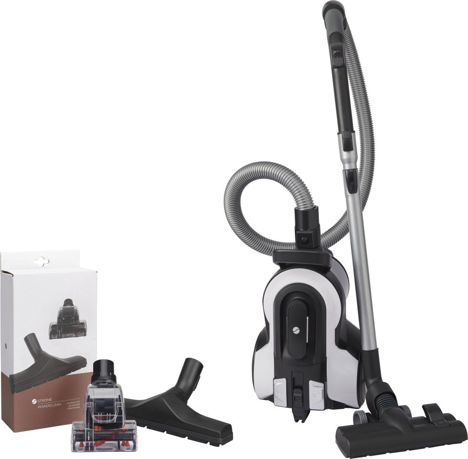 Ströme PowerClean D1 -pölypussiton pölynimuri + tarvikesetti