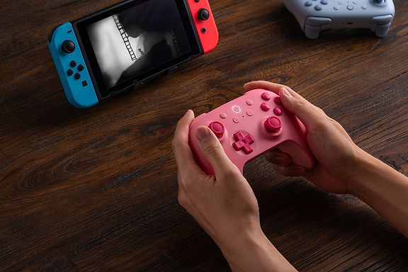 8BitDo Ultimate 2C Bluetooth peliohjain, pinkki, Switch – kuva 9