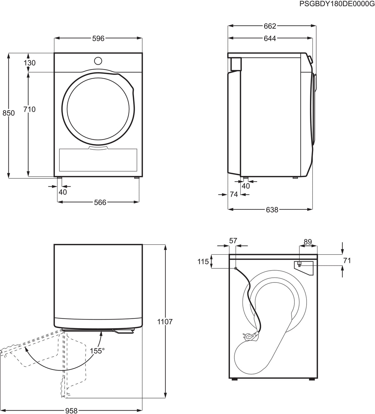 Electrolux EDI843S95S 800 UltraCare kuivausrumpu