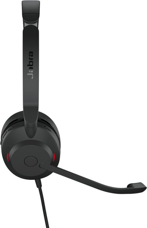 Jabra Evolve2 30 SE USB-C / USB-A, MS Stereo headset, musta – kuva 3