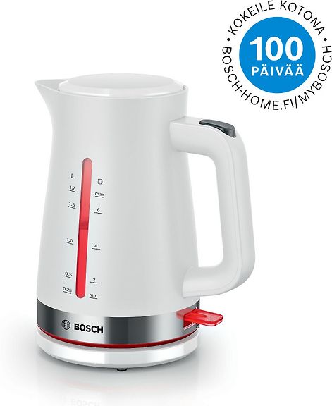Bosch MyMoment TWK4M221 vedenkeitin, valkoinen – kuva 1