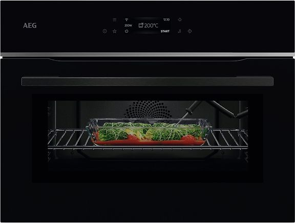 AEG TK8NK621B 8000 MealAssist yhdistelmäuuni, musta