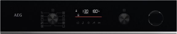 AEG TR6PB531SB 6000 SenseCook SteamCrisp yhdistelmäuuni, musta