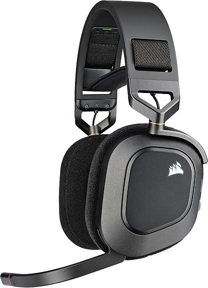 Corsair HS80 RGB Wireless -kuulokemikrofoni, musta – kuva 1
