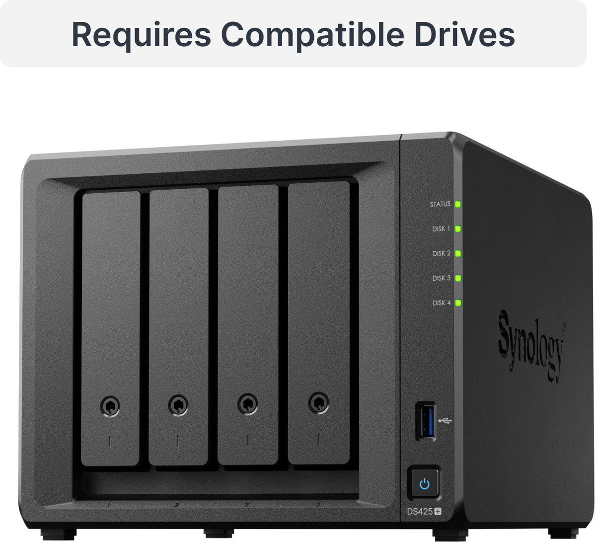 Synology 4 Bay DS425+ verkkolevypalvelin – 1