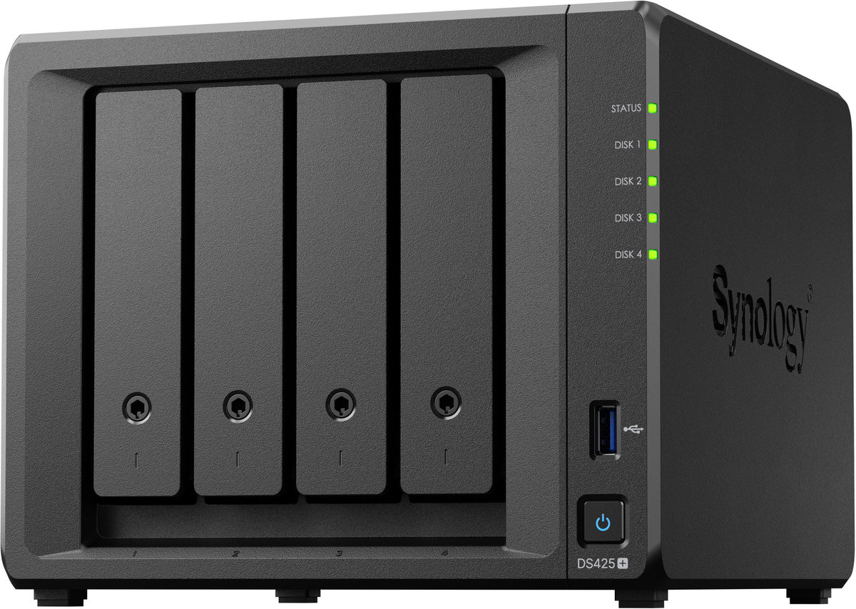 Synology 4 Bay DS425+ verkkolevypalvelin – 4