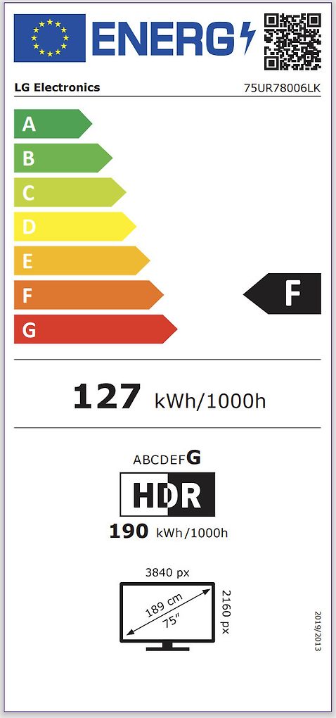 LG UR78 75" 4K LED TV