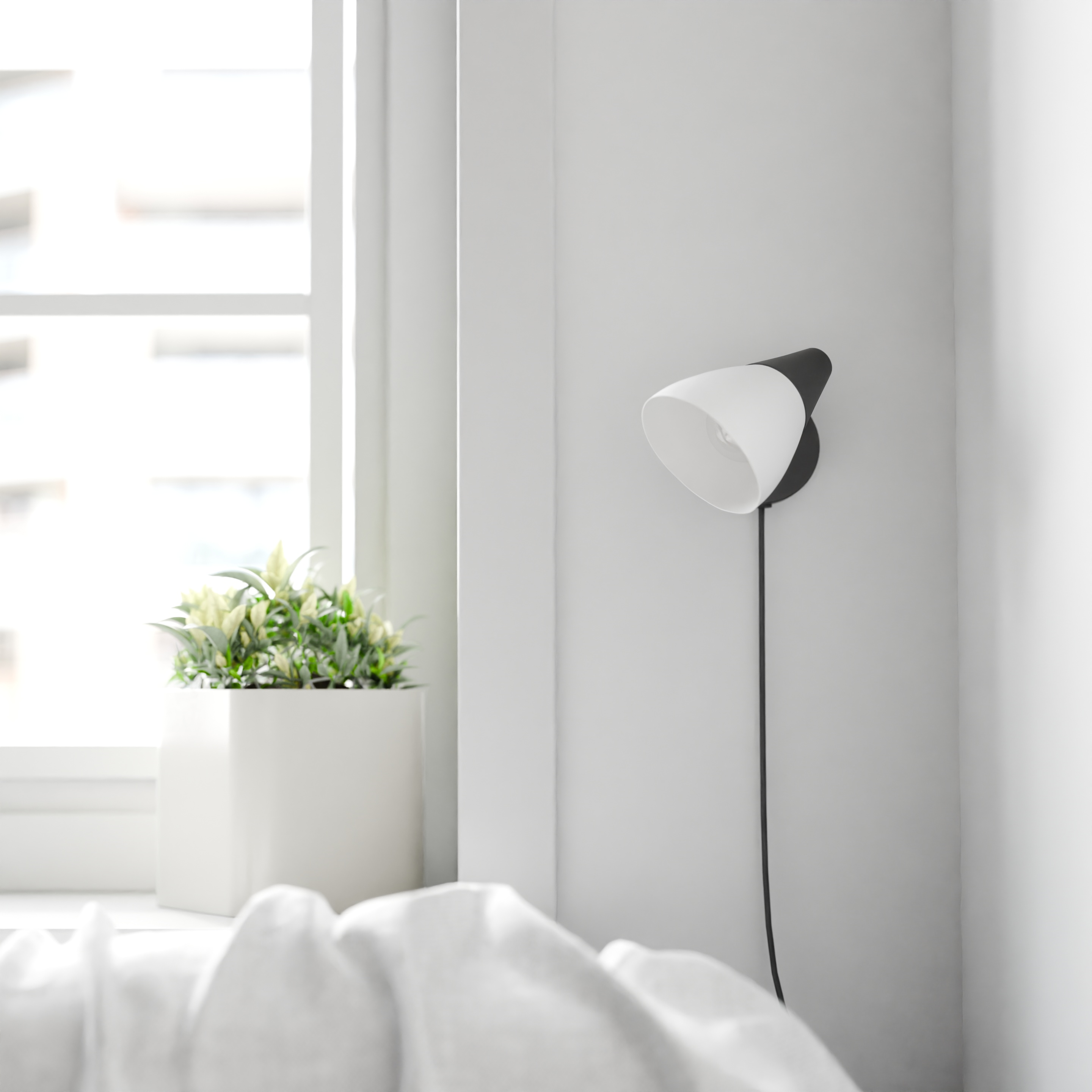 Orion vägglampa Vit