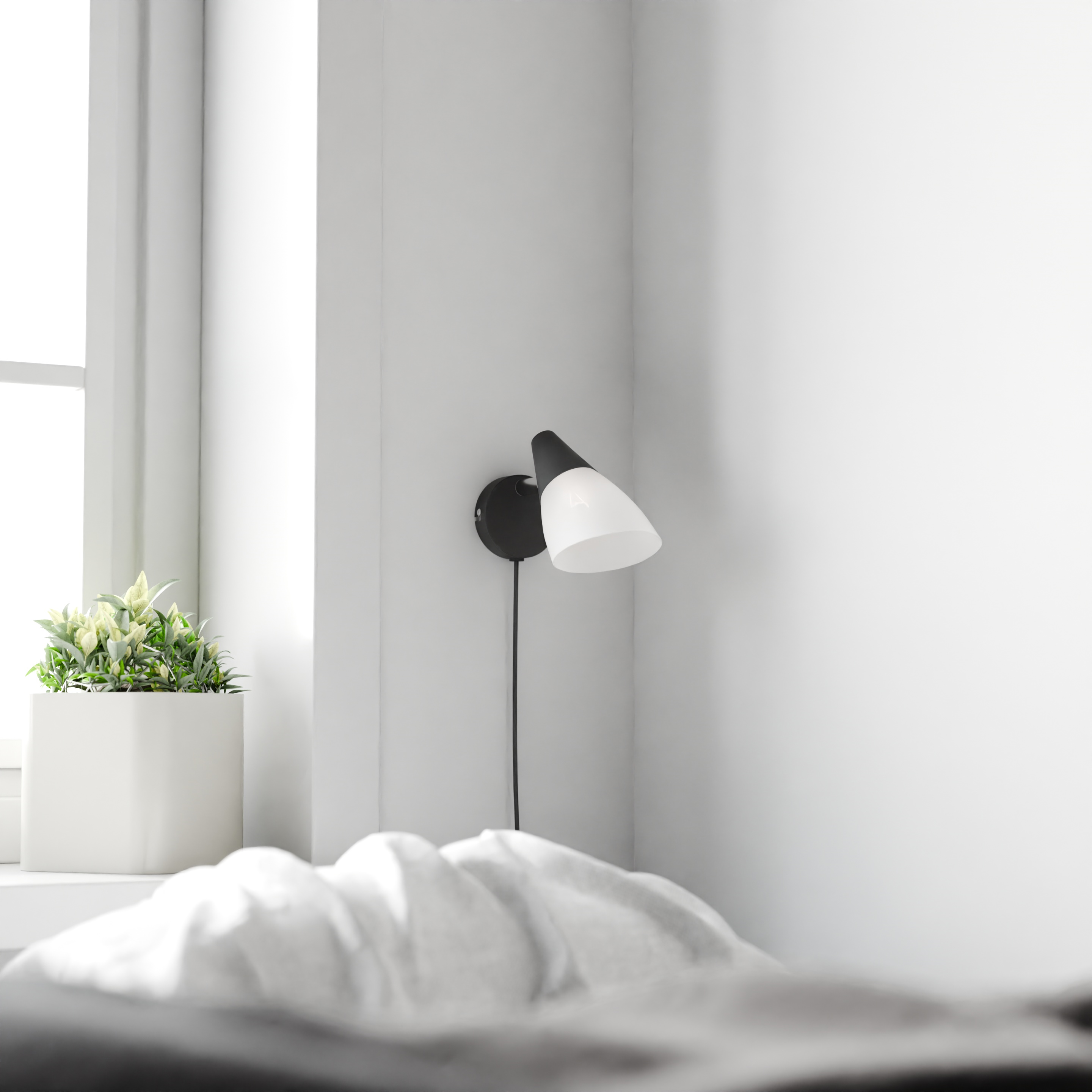 Orion vägglampa Vit