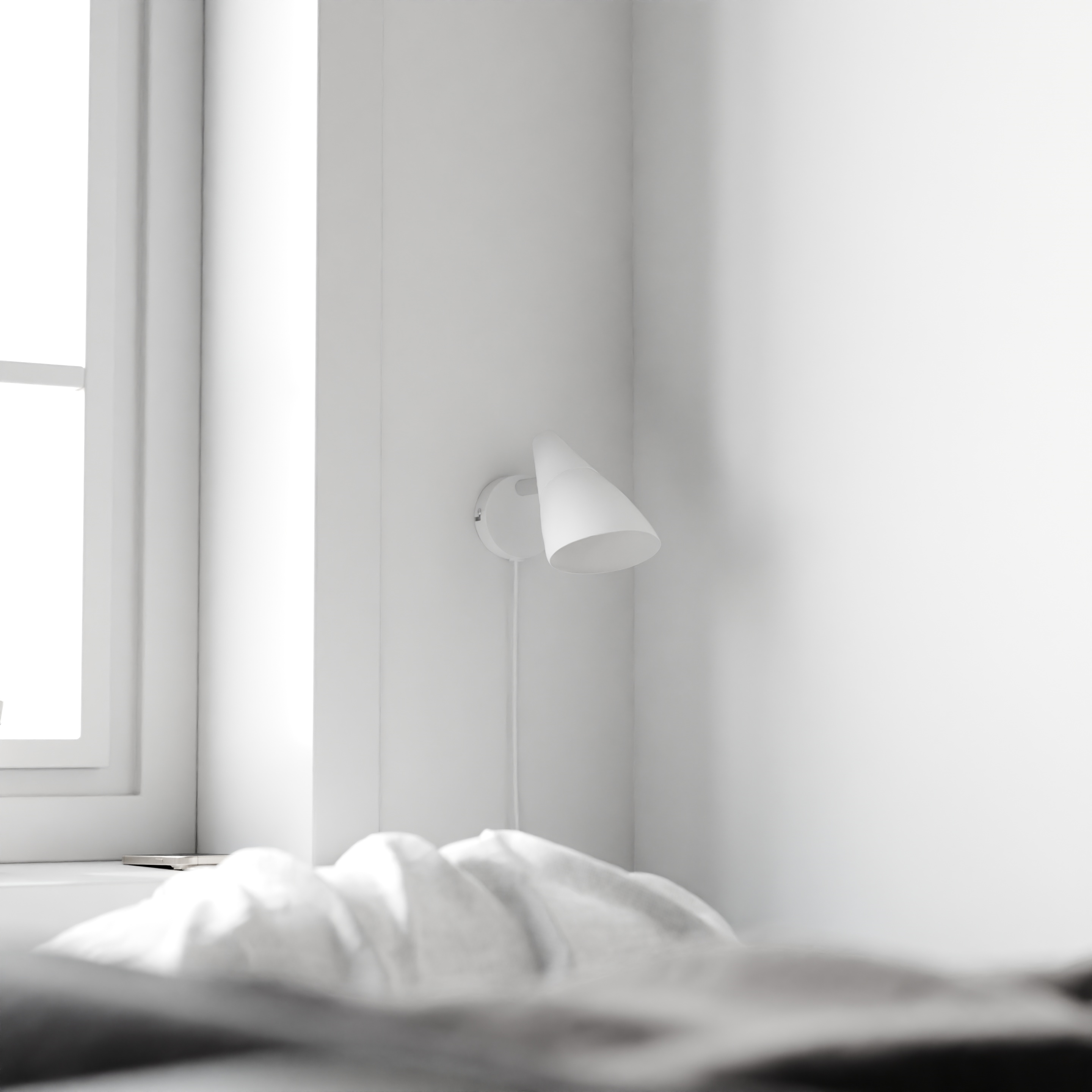 Orion vägglampa Vit