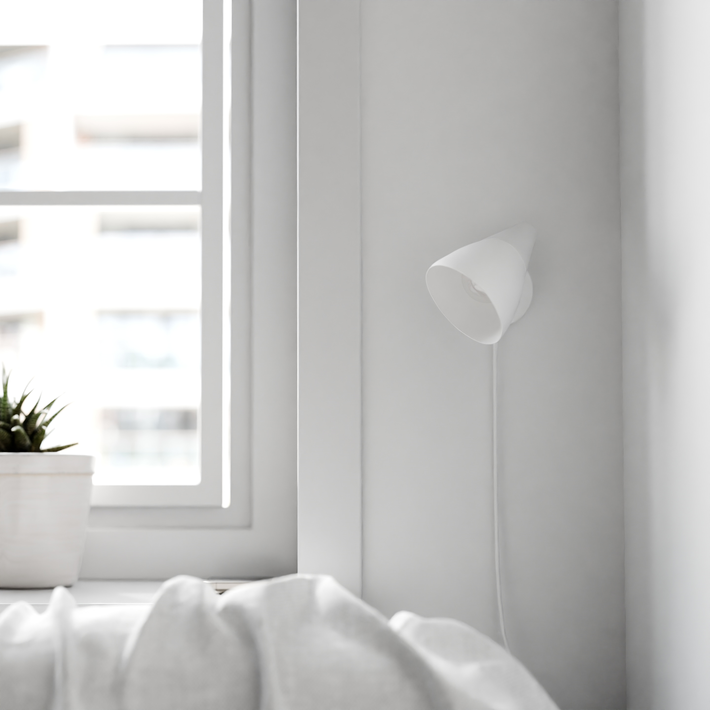 Orion vägglampa Vit