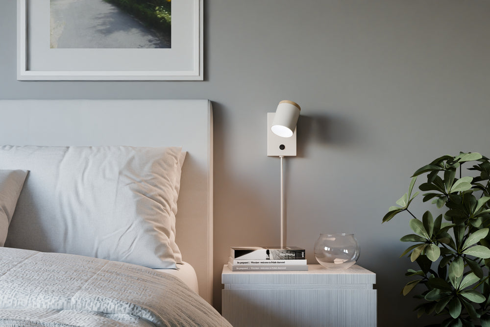 Clemente seinävalaisin beige