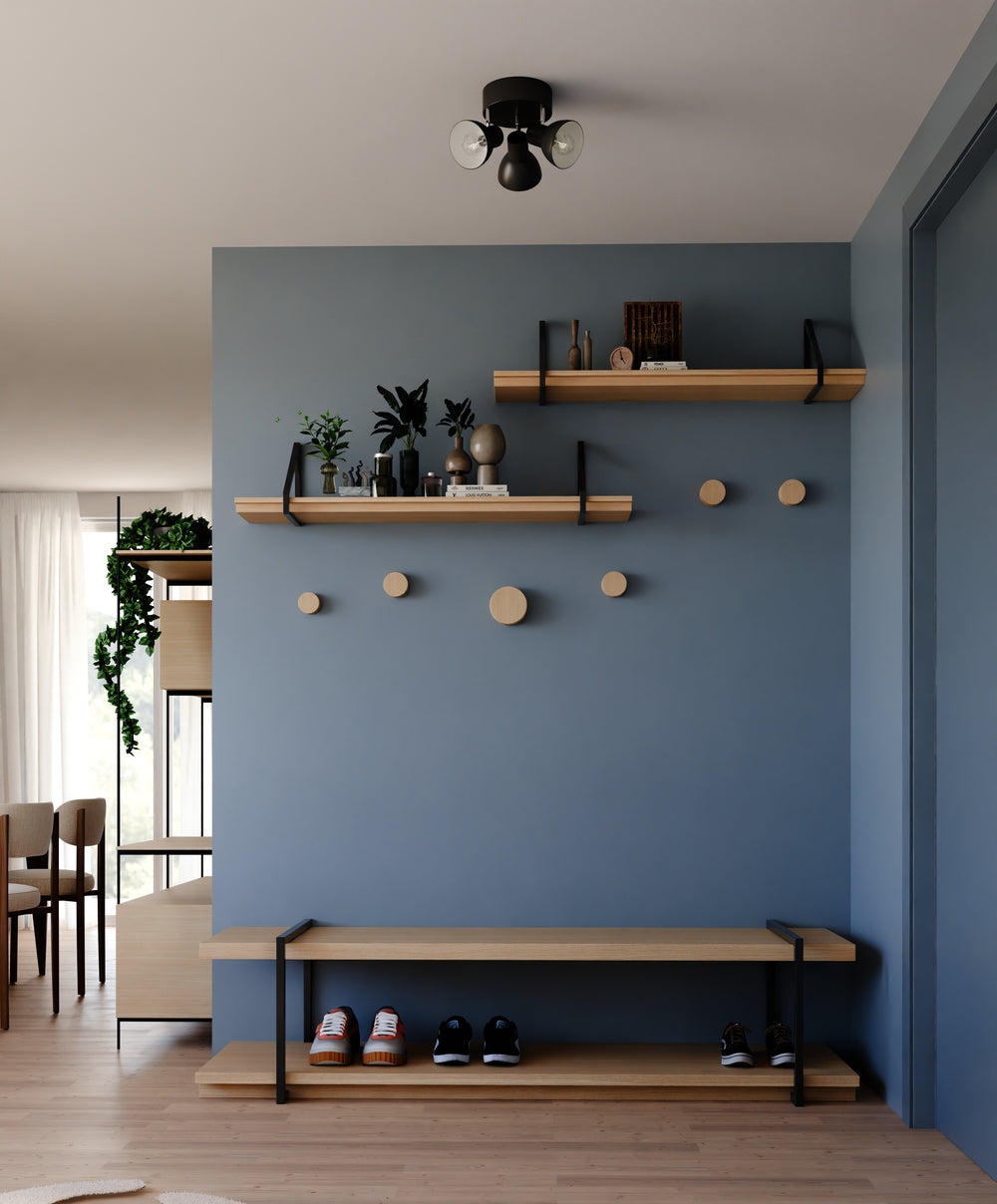 Elvin 3-osainen kattospotti pyöreä valkoinen