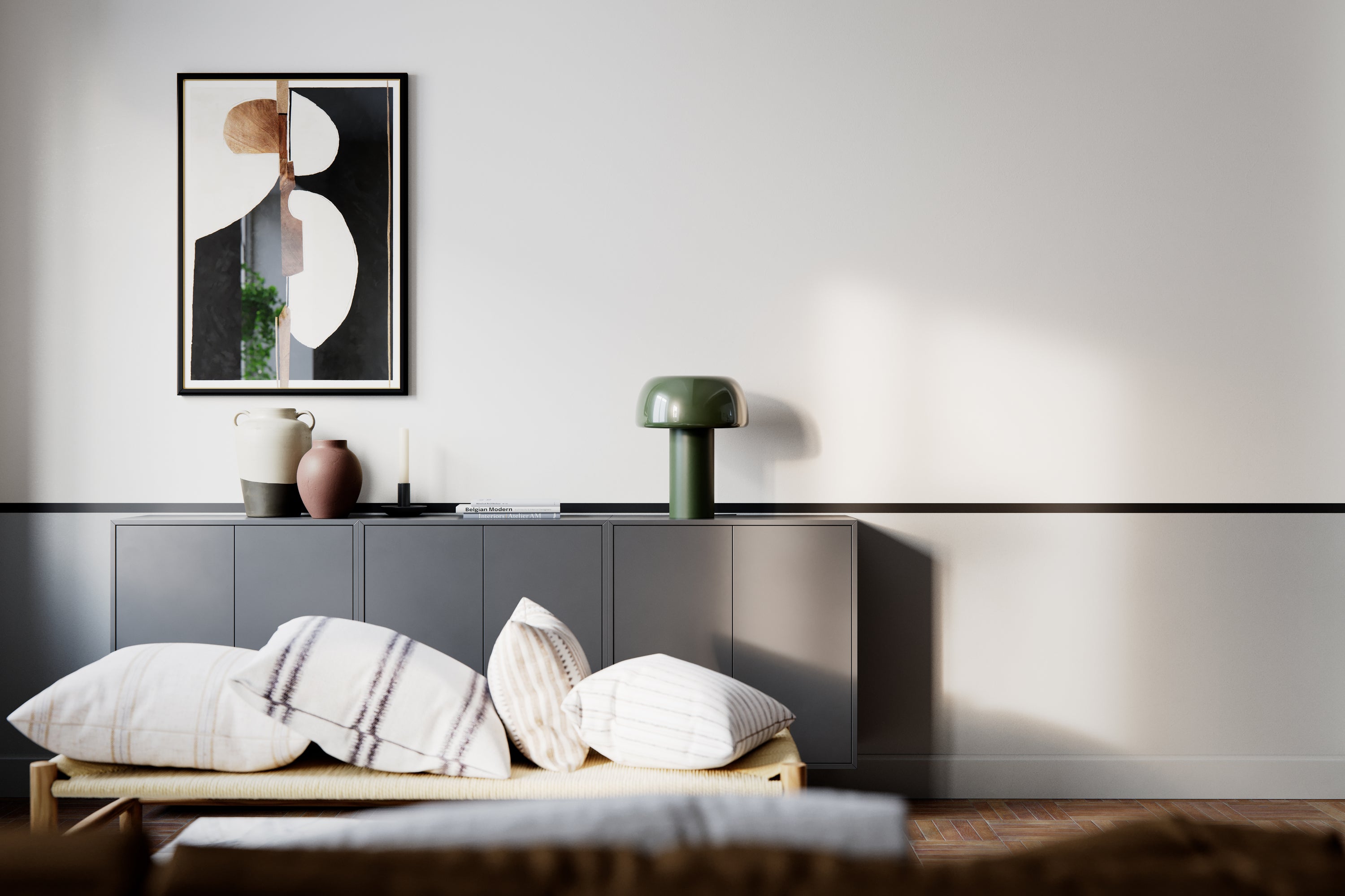 Lean on Me bordslampa beige