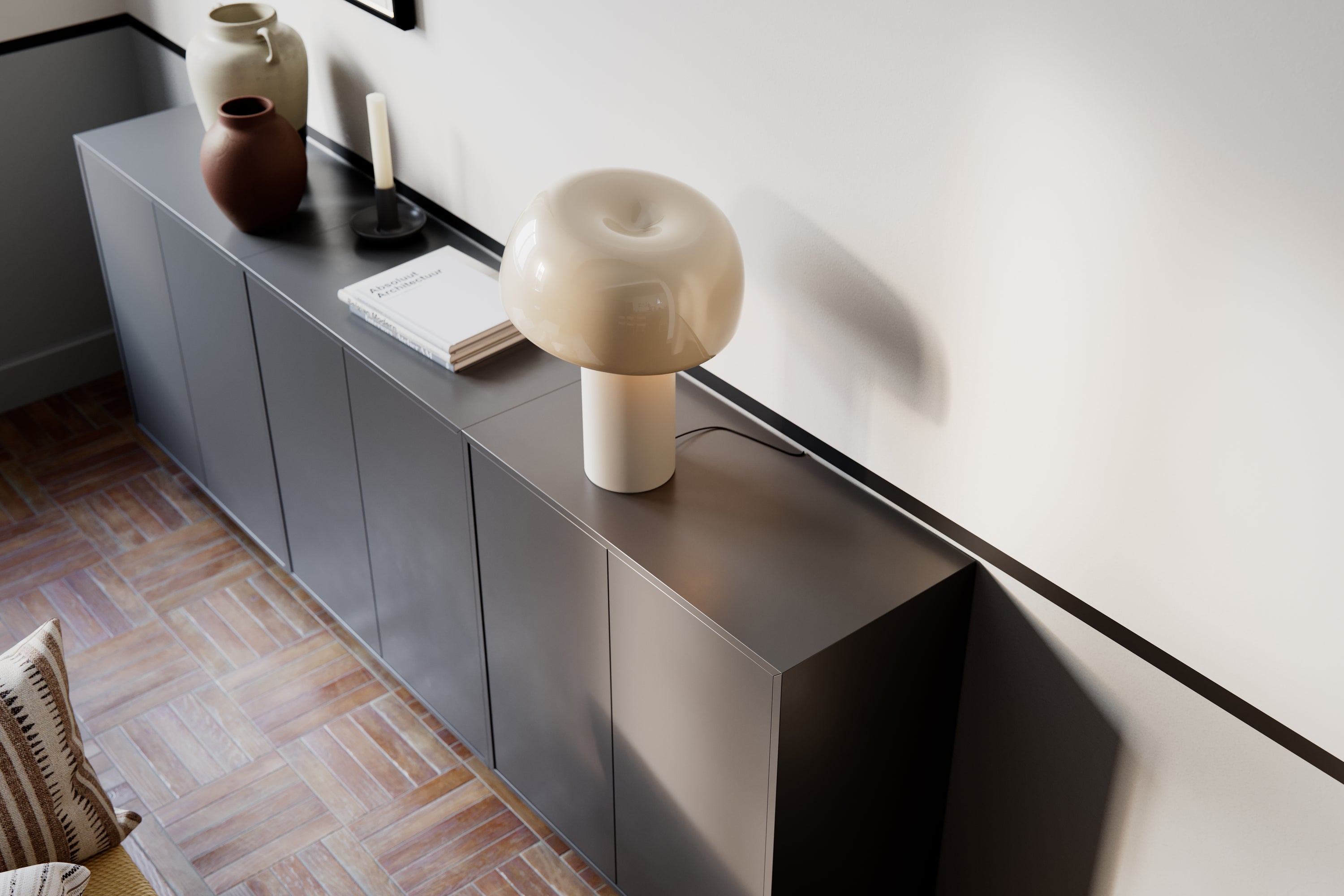 Lean on Me bordslampa beige