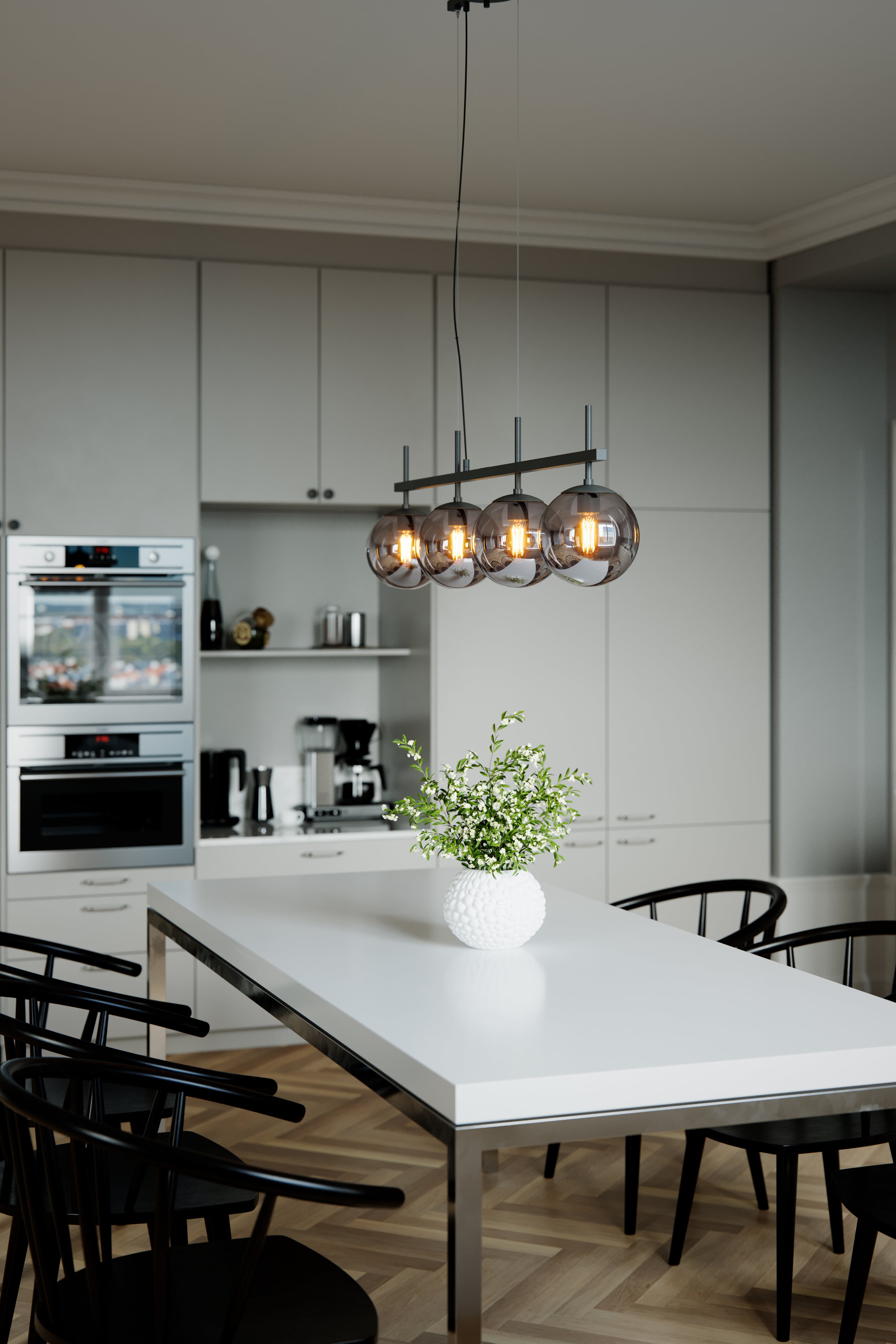 Boyle riippuvalaisin 4-os savunharmaa