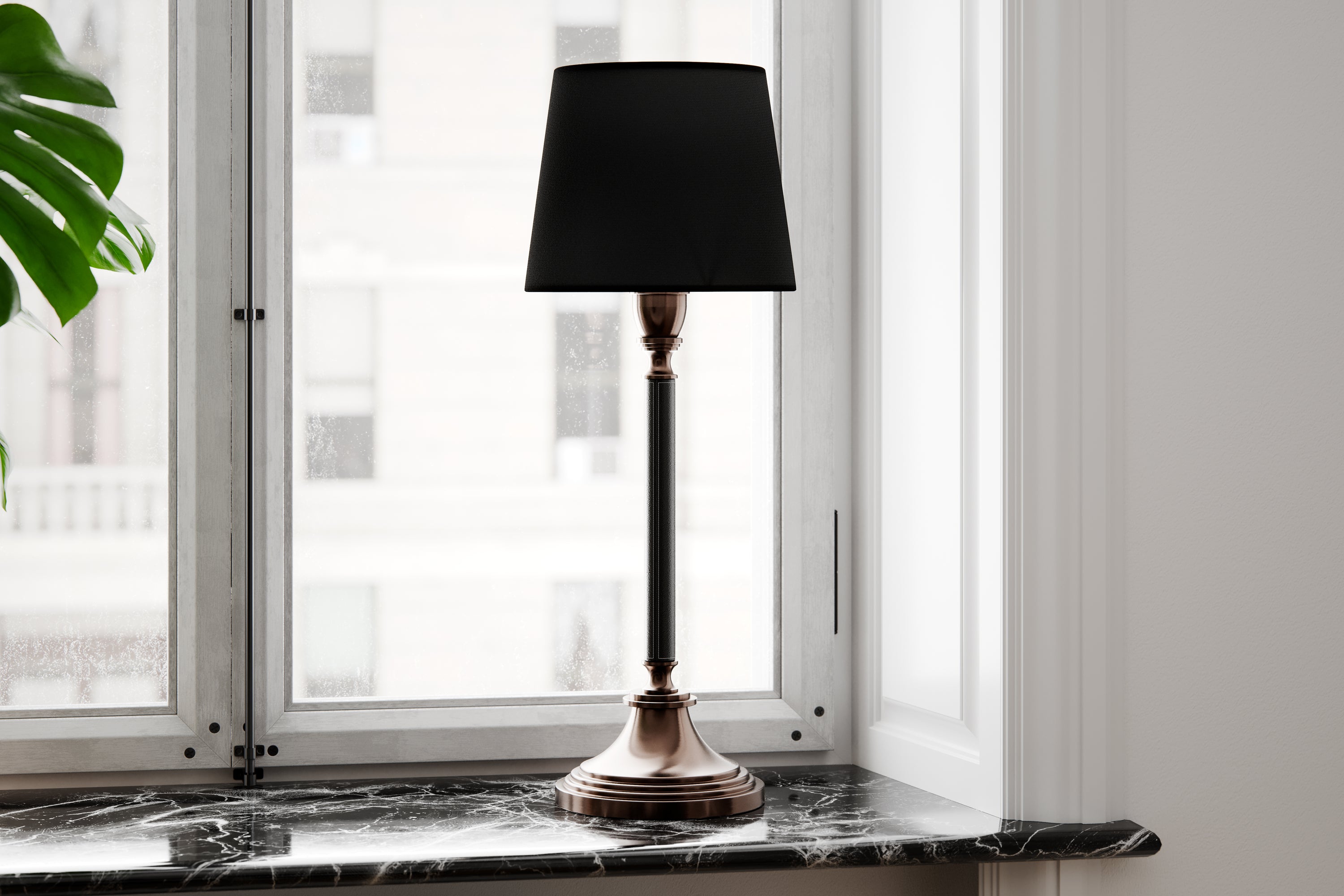 Dinant pöytävalaisin musta