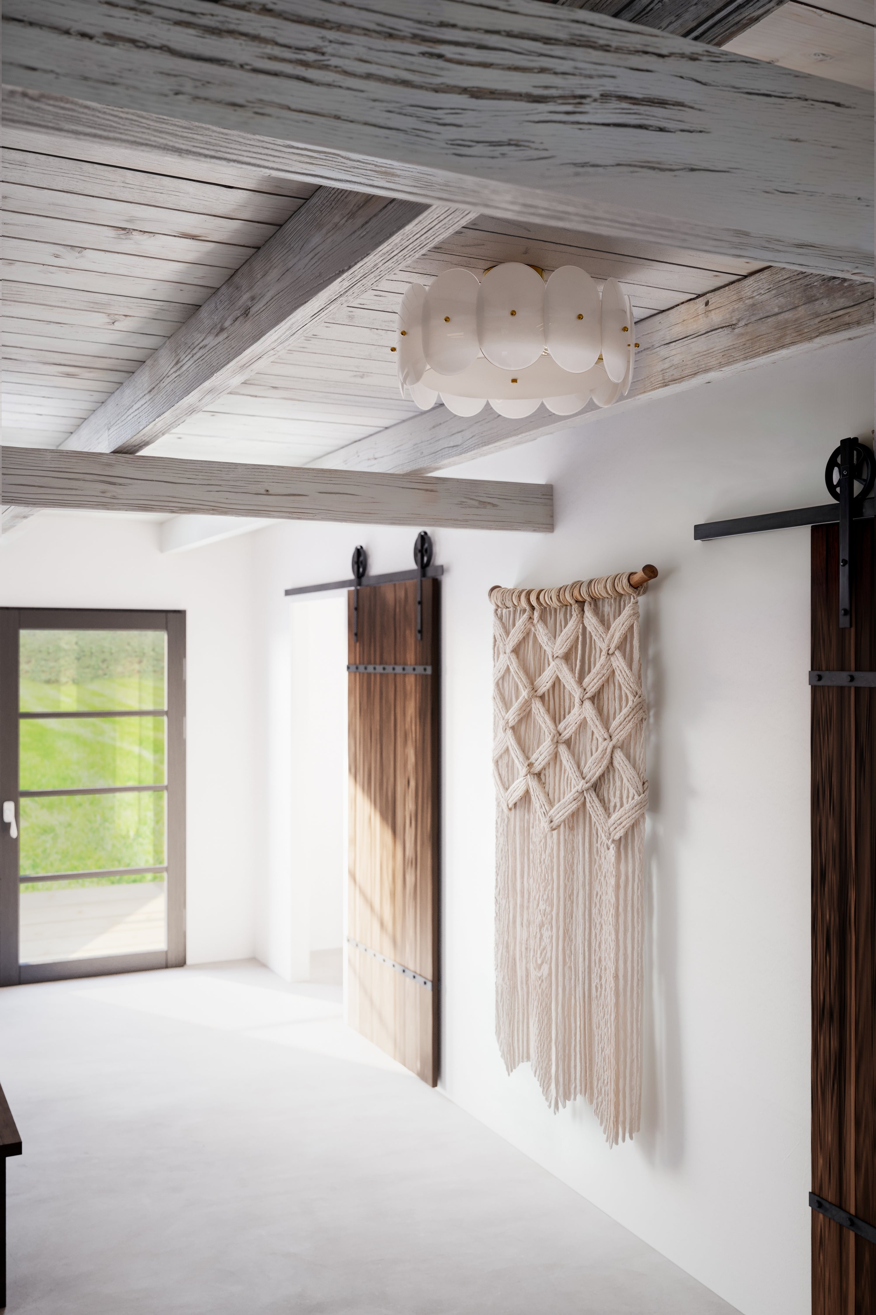 Omlott kattoplafondi messinki/valkoinen