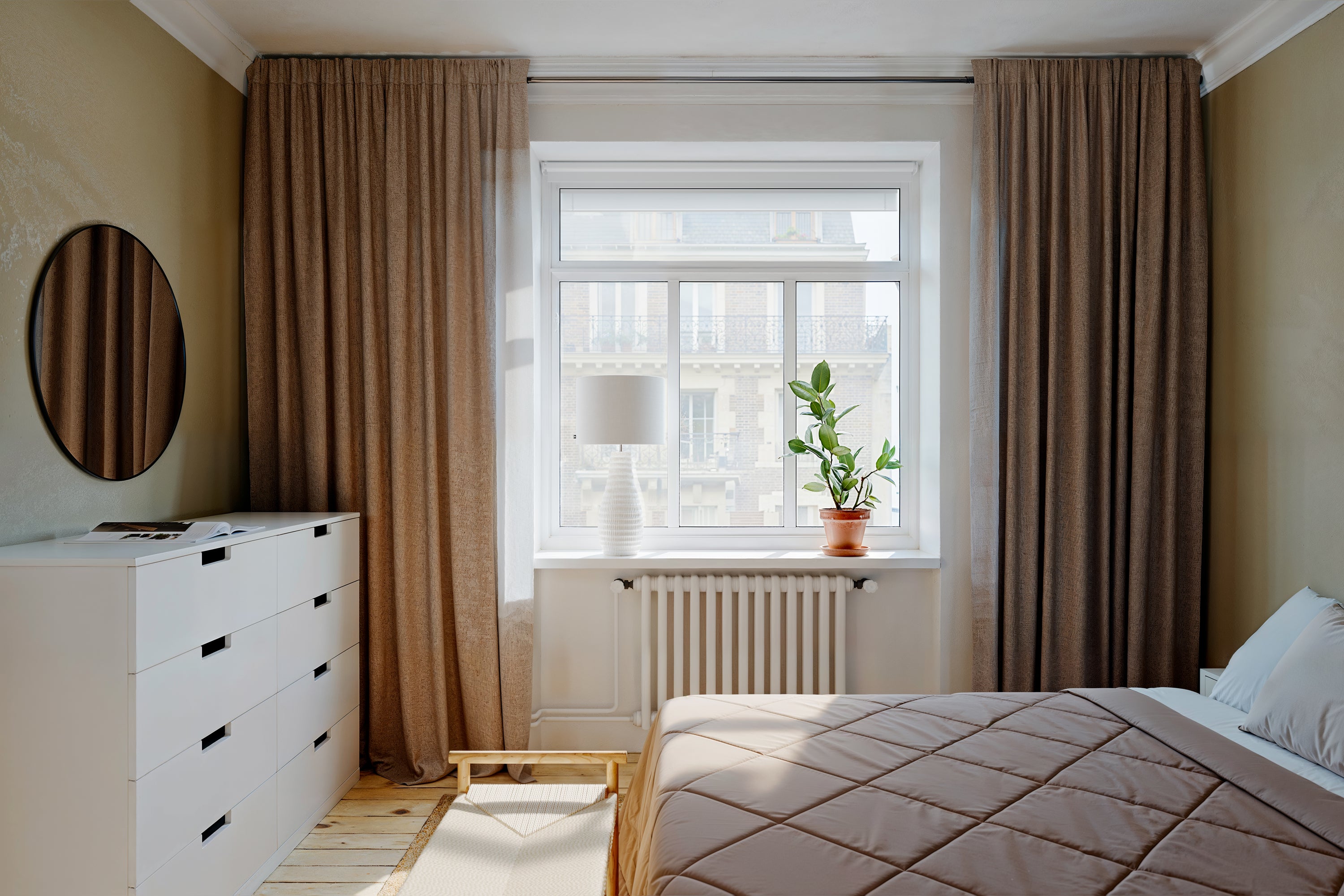 Bartha pöytävalaisin ruskea / beige