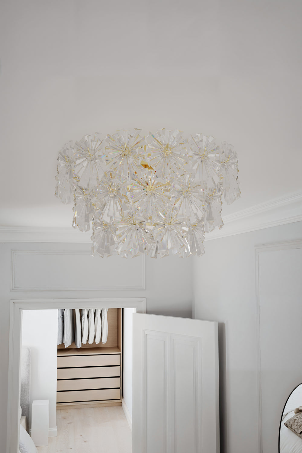 Lorraine takplafond mässing / klar