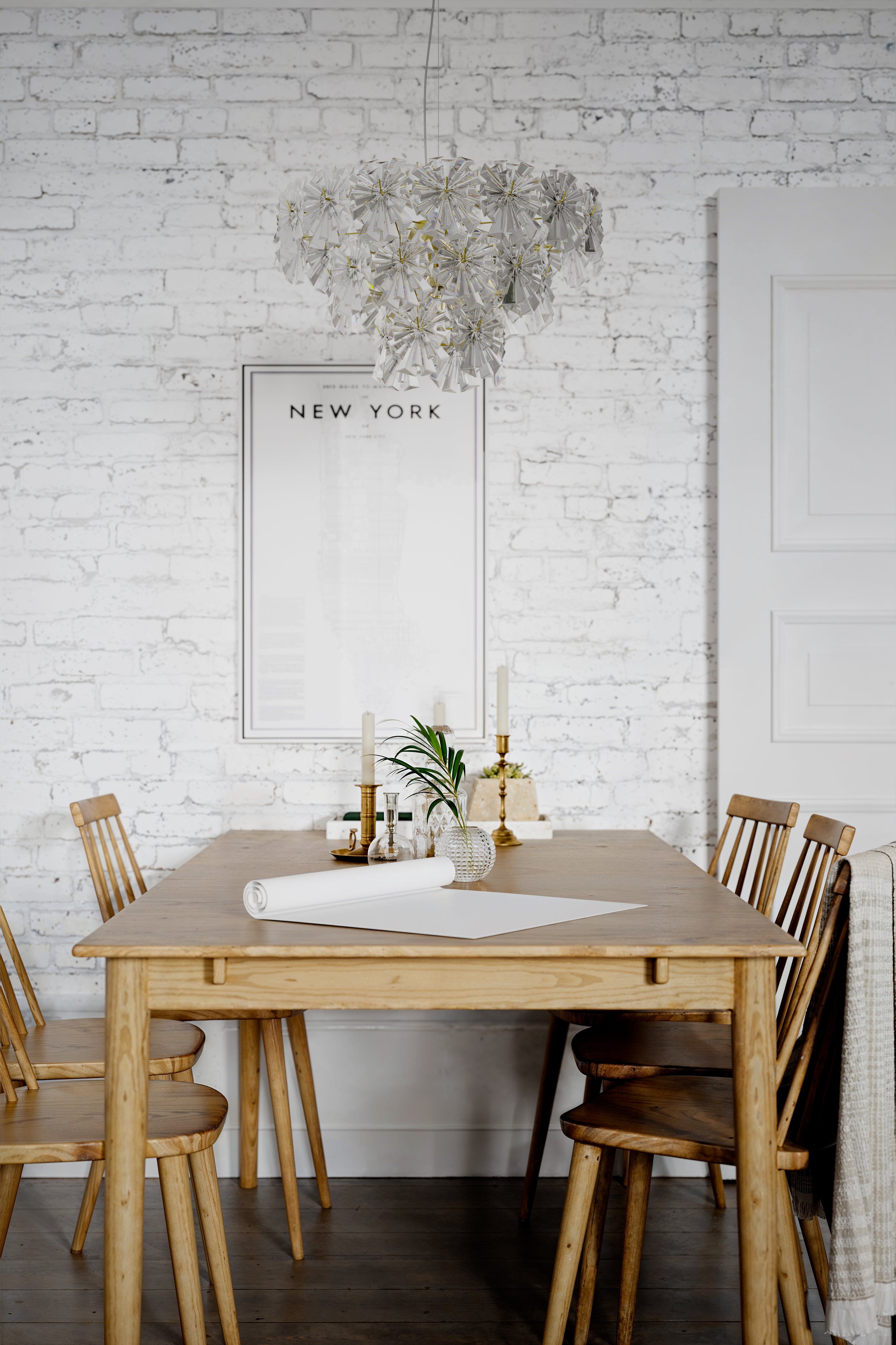 Lorraine hänglampa mässing / klar