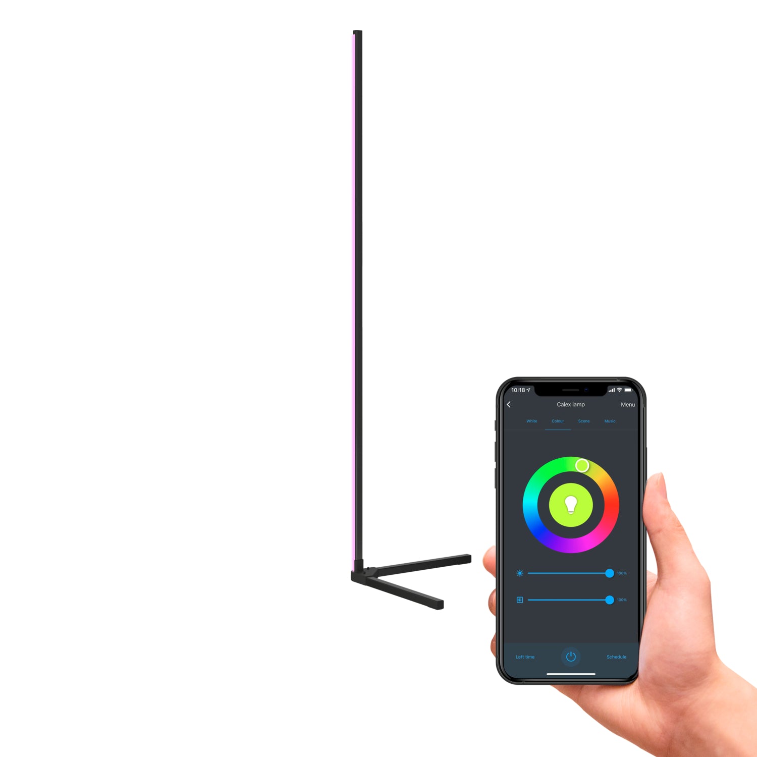 Smart golvlampa RGB + 3000K