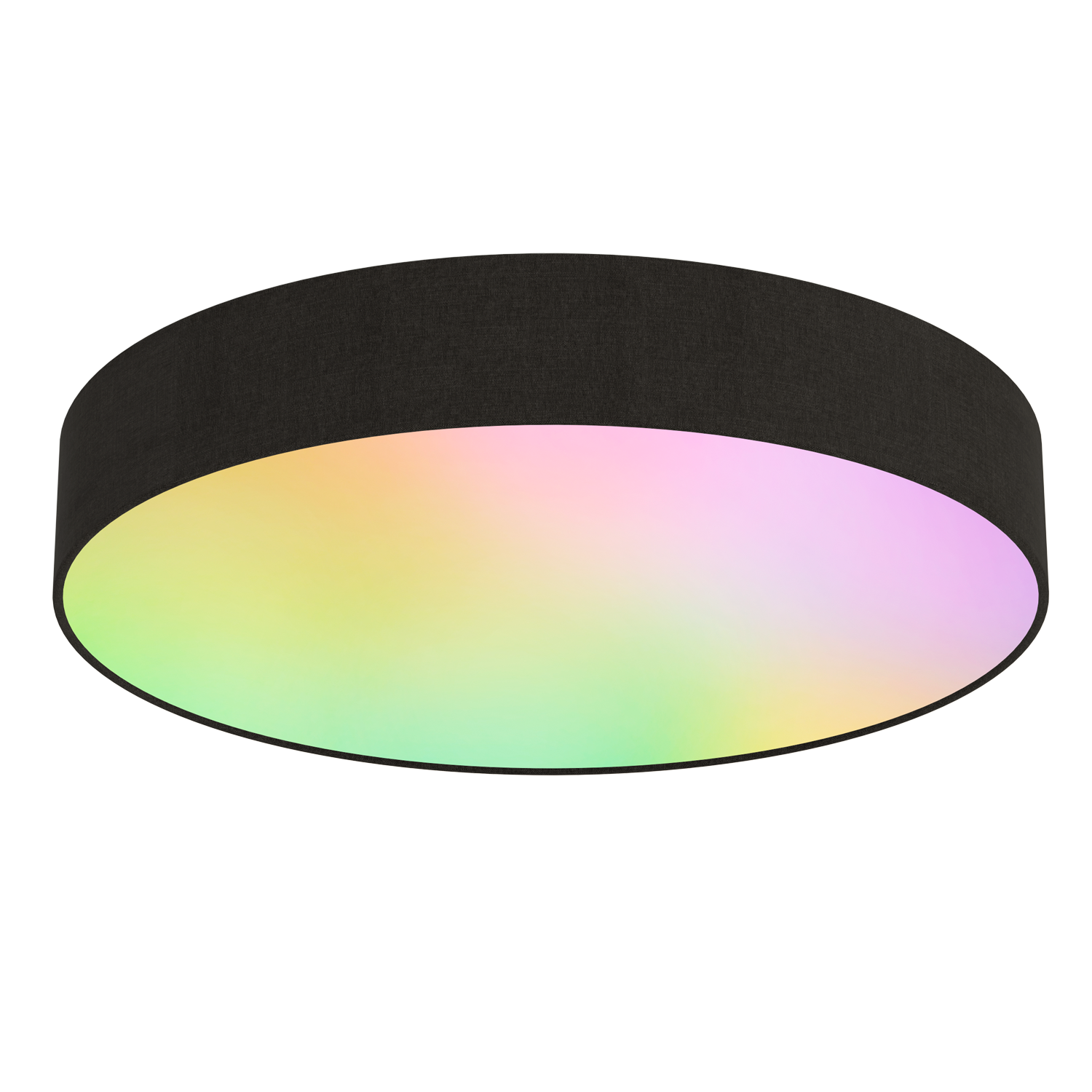 Smart takplafond Ø40 cm svart RGB + 3000-6500K