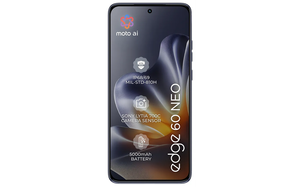 Motorola Edge 60 Neo 5G puhelin, 256/12 Gt, Grisaille