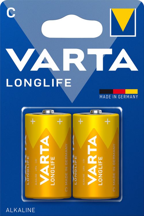 Varta Longlife C-batterier 2-pack