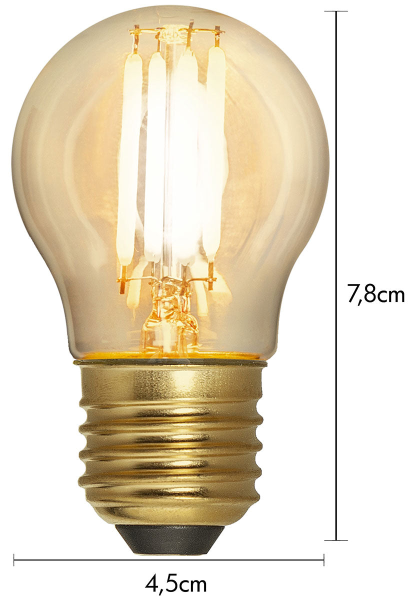 LED-lamppu E27 G45 Soft Glow 2100K 250lm
