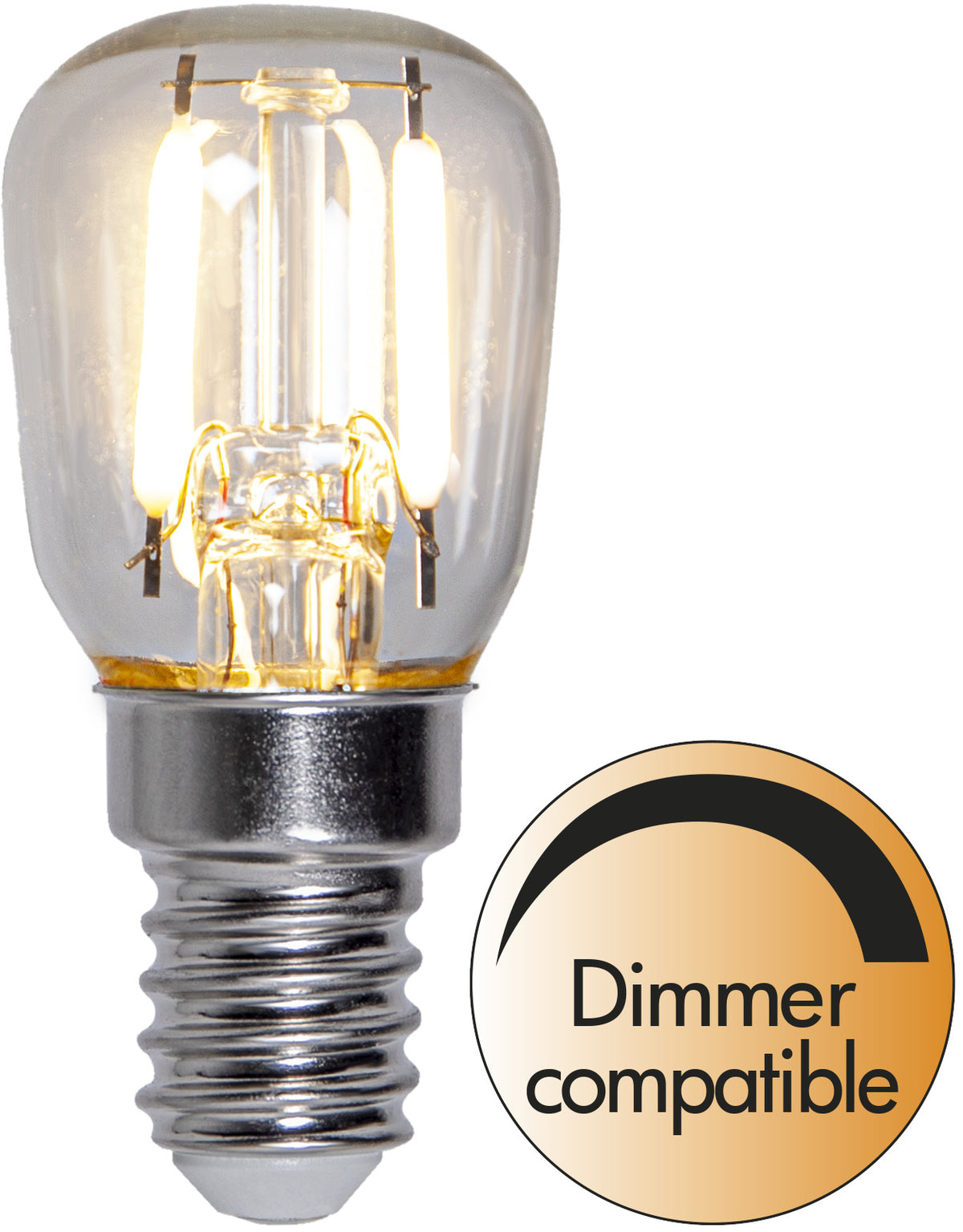 LED-lamppu E14 ST26 Clear White Filament 2700K 110