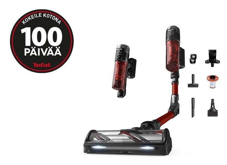 Tefal X-Force Flex 13.60 Animal varsi-imuri, punainen