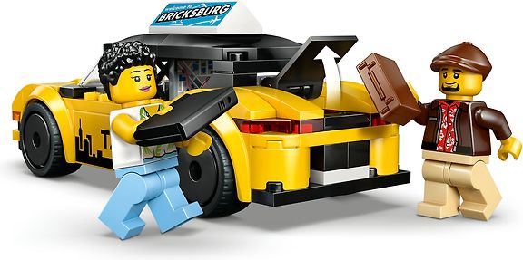 LEGO City Great Vehicles 60487 Keltainen taksi – kuva 5