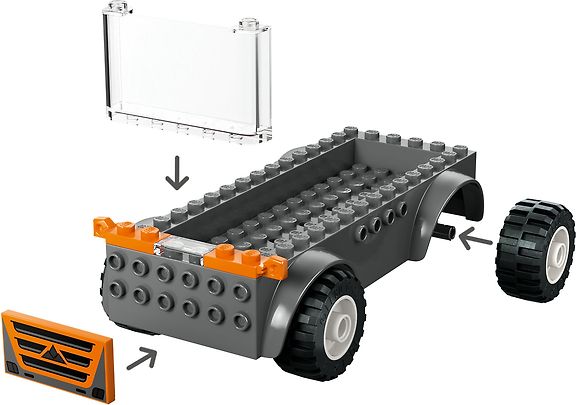LEGO City Great Vehicles 60491 Moottoripyörän kuljetusauto – kuva 4