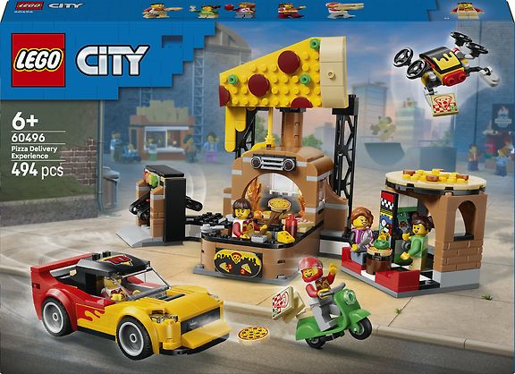 LEGO My City 60496 – Pizzaravintola ja toimituskulkuneuvot – kuva 1