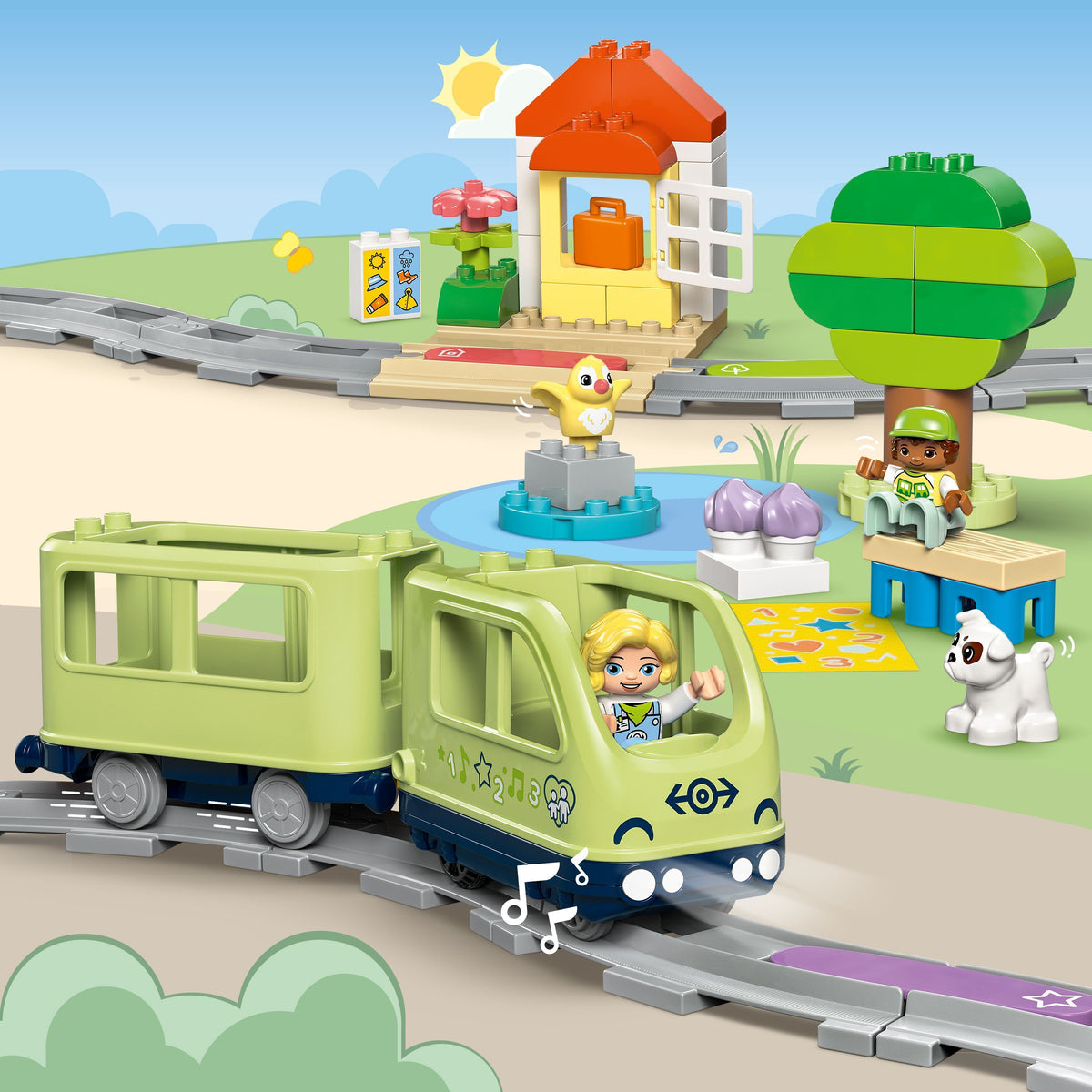 LEGO DUPLO Town 10427 – Interaktiivinen seikkailujuna – kuva 6