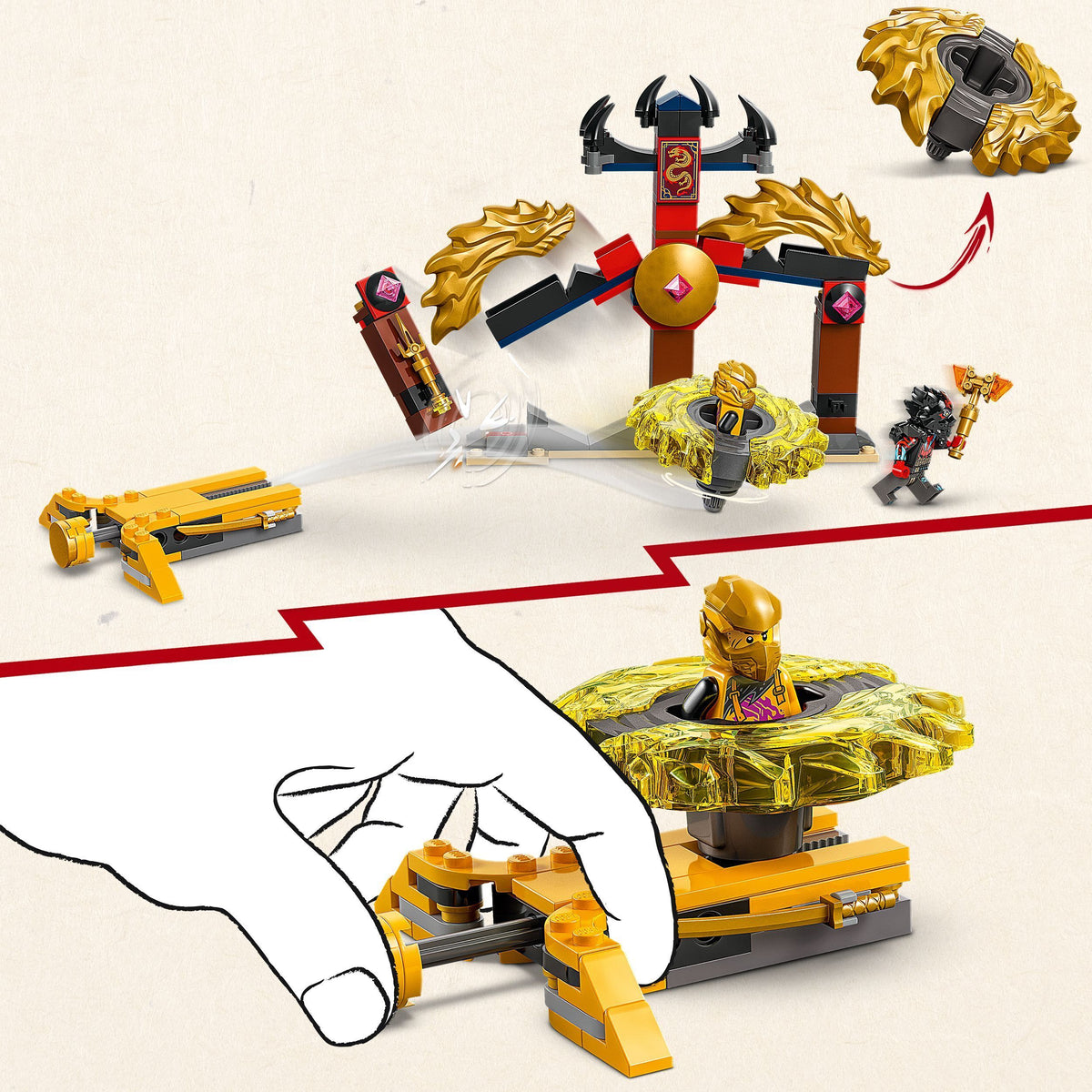 LEGO Ninjago 71826 – Spinjitzu-lohikäärmetaistelupaketti – kuva 7