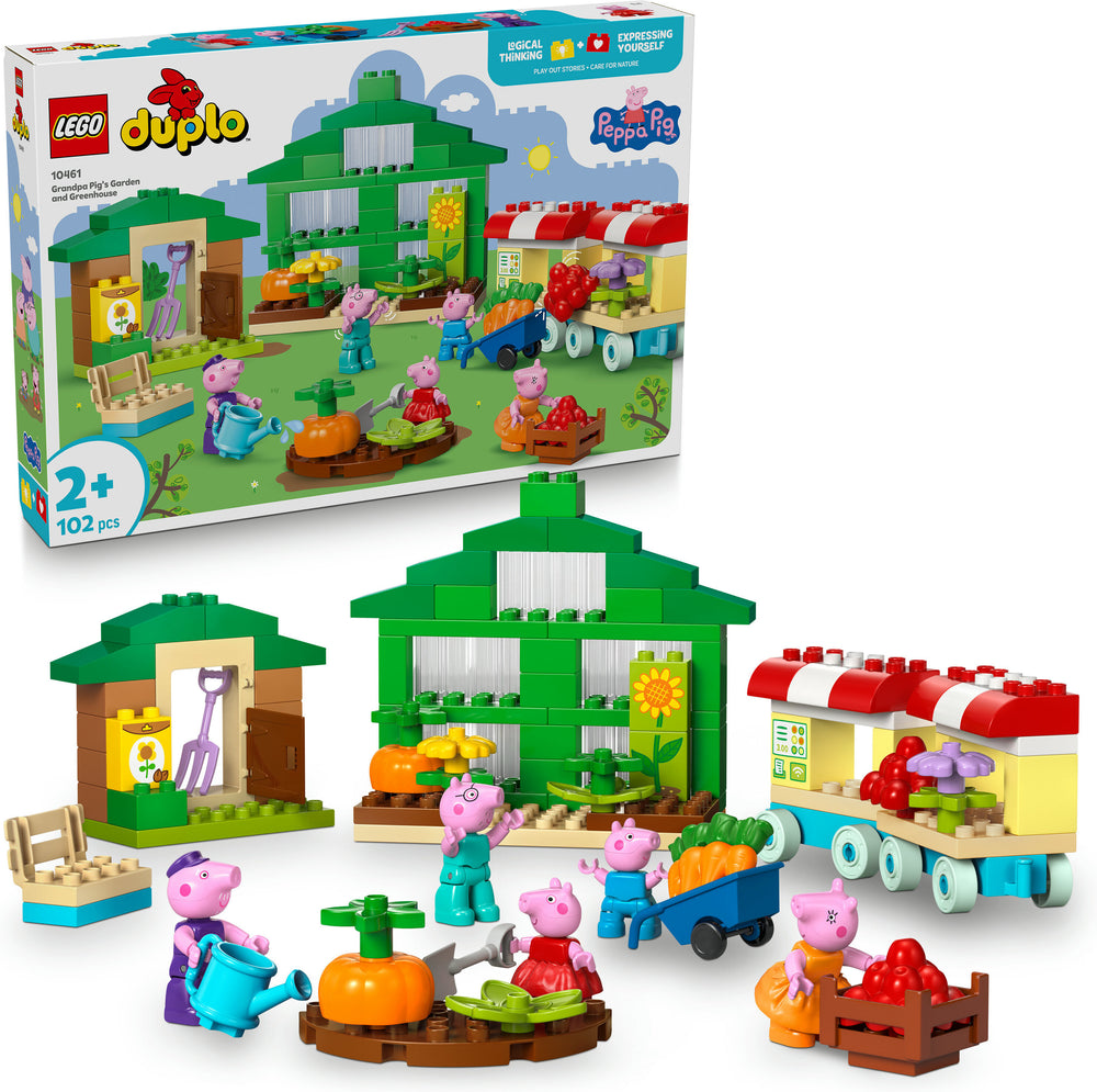 LEGO DUPLO Peppa Pig 10461 Ukkipossun puutarha ja kasvihuone – kuva 2