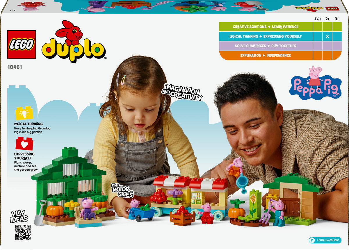 LEGO DUPLO Peppa Pig 10461 Ukkipossun puutarha ja kasvihuone – kuva 11