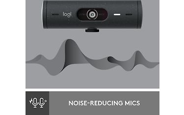 Logitech Brio 500 -web-kamera, musta – kuva 5
